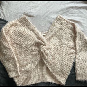 Freeway twist sweater